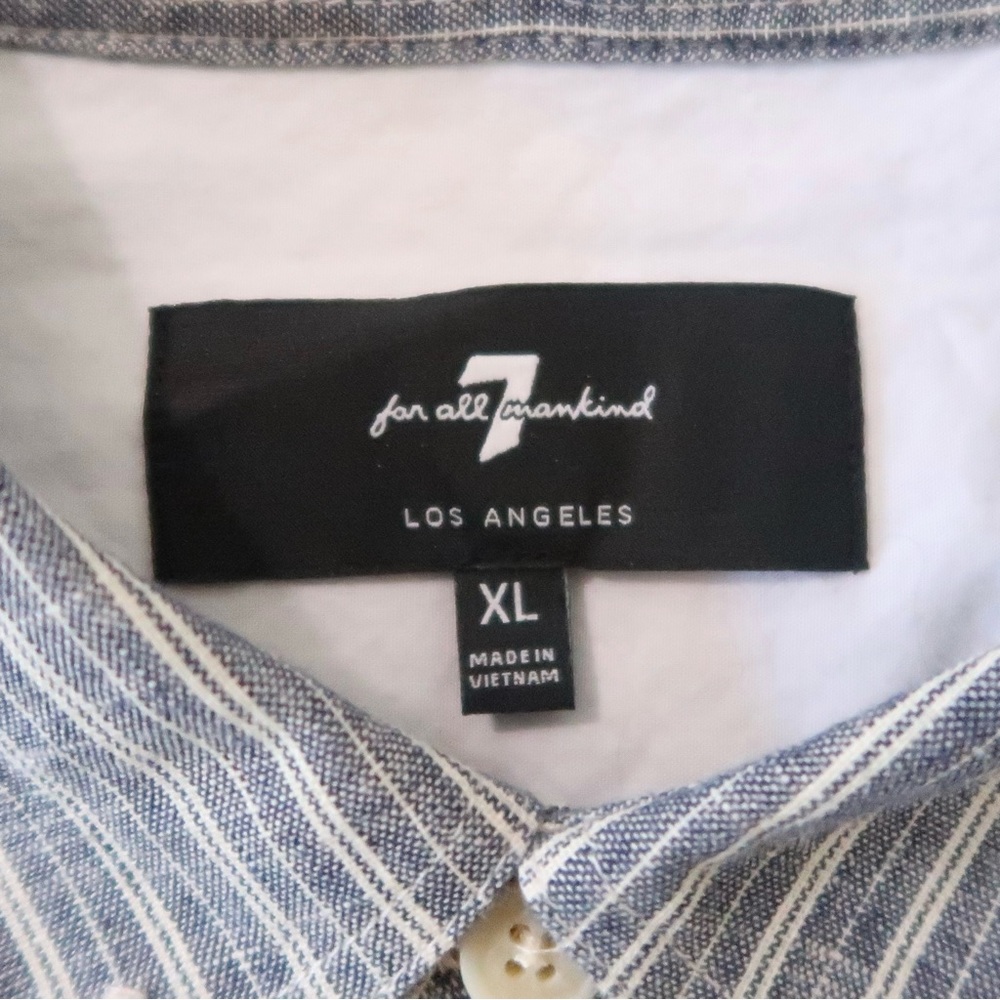 7 For All Mankind Button Down - Picture 4 of 7